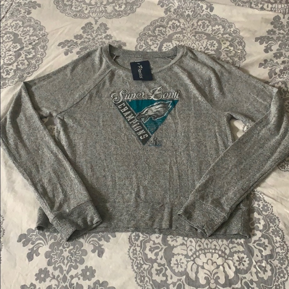 NFL-Philly Eagles Super Bowl Ladies Long Sleeve